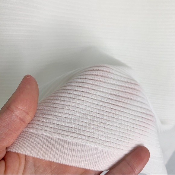 ANNE KLEIN Textured Semi Sheer Blouse - Picture 5 of 11